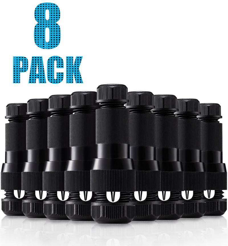 SUNVIE Landscape Lighting Connectors Fastlock Low Voltage Wire Connector, Waterproof Low Voltage Connector 12-14 Gauge Landscape Wire Connectors for Garden Patio Pathway Lights, 8 Pack - Image 1